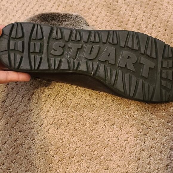 Stuart weitzman faux fur, leather boots - Picture 6 of 10